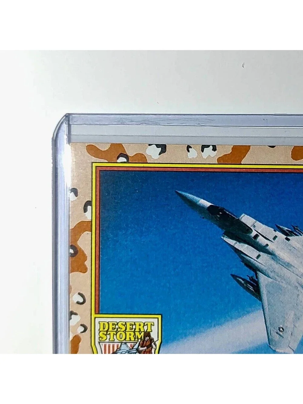 F-15 Fighter Plane 1991 Topps Desert Storm #37 Card